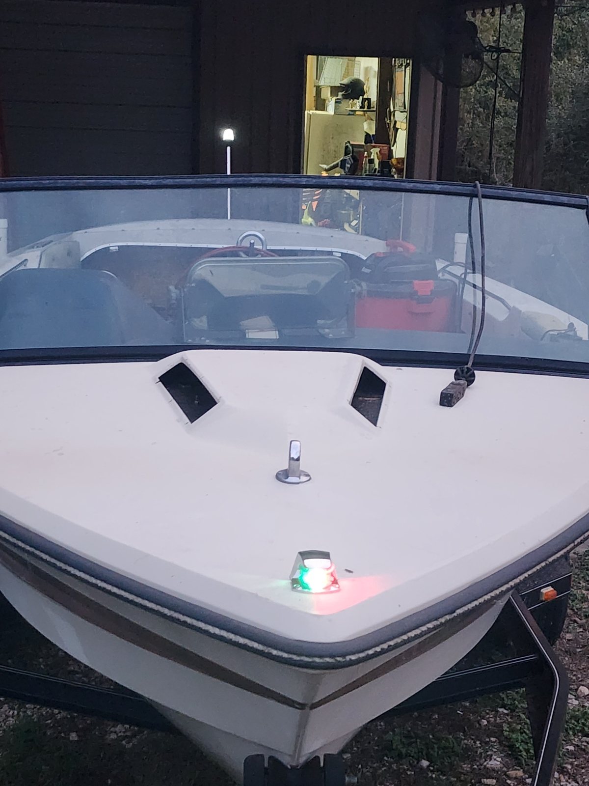 Bow view of the Ski Nautique